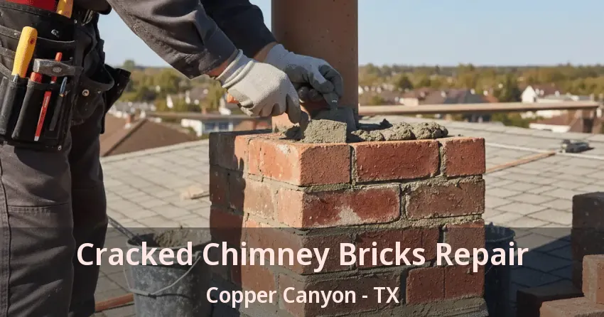 Cracked Chimney Bricks Repair Copper Canyon - TX