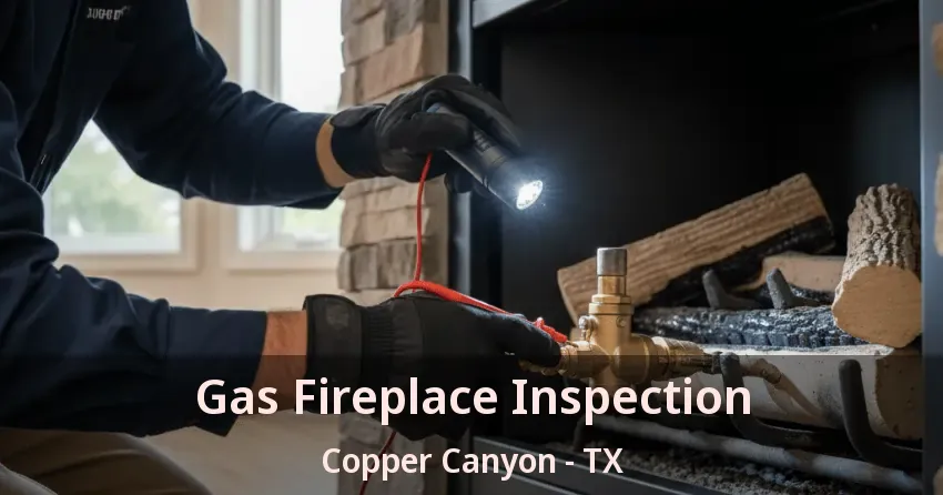 Gas Fireplace Inspection Copper Canyon - TX