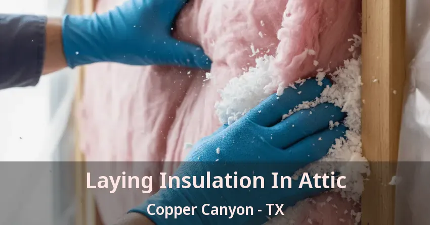 Laying Insulation In Attic Copper Canyon - TX