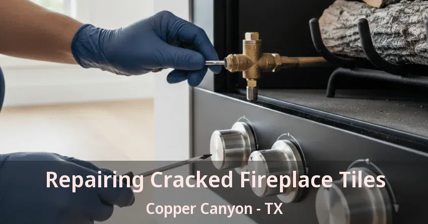 Repairing Cracked Fireplace Tiles Copper Canyon - TX